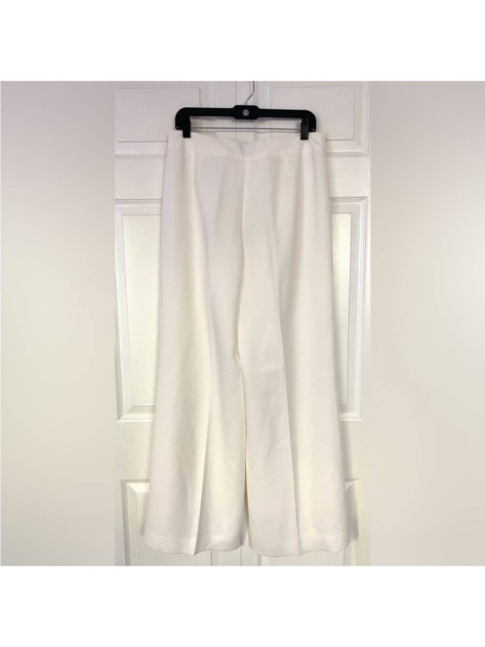 Lafayette 148 New York Women's Pants Wide Leg Dalton Trousers In Cloud size 10 - Picture 6 of 16